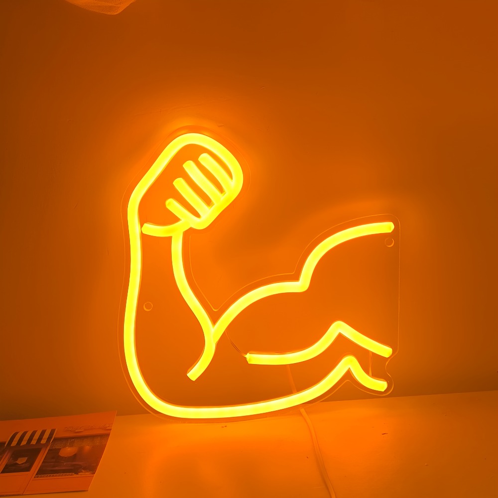 Неоновая вывеска «Фитнес-мотив – обзор и цена Home Gym Neon Sign