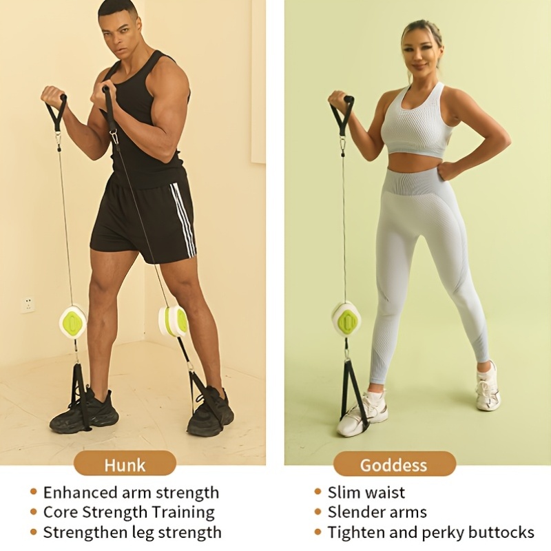 Портативный выдвижной тренажер – обзор и цена Home Gym Equipment Set